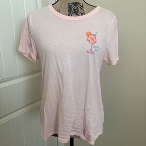 Old Navy Pink Spritz Please Drink Tee